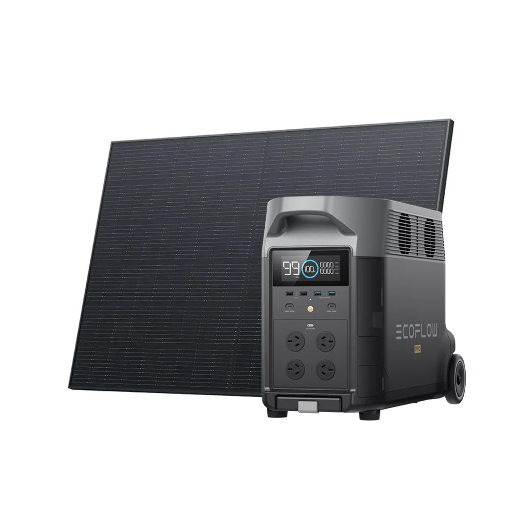 EcoFlow DELTA Pro +2*400W Rigid Solar Panel
