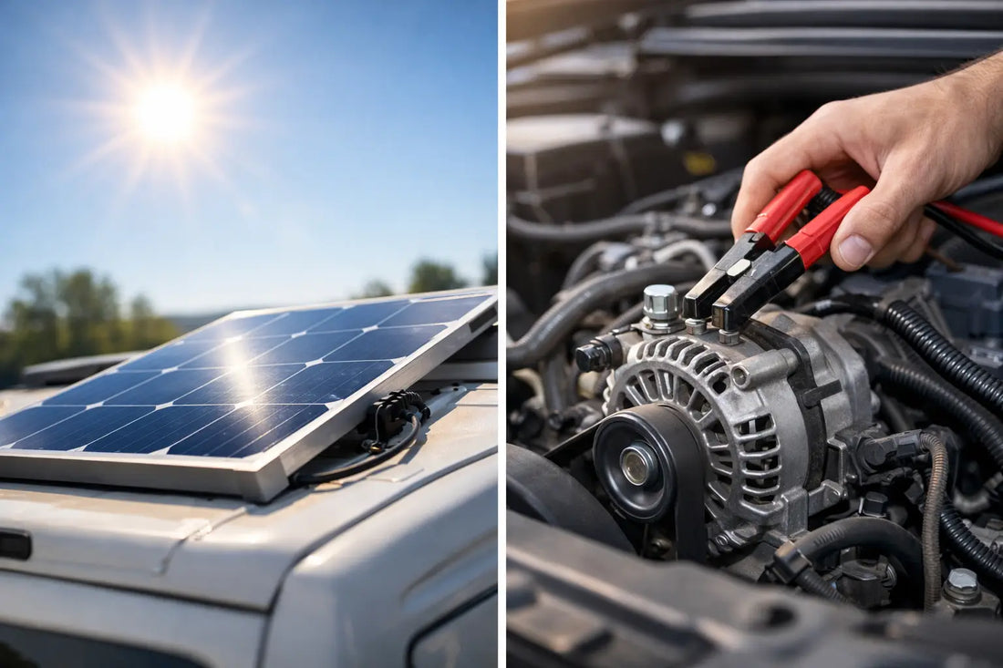 Solar Charging Versus Alternator Charging