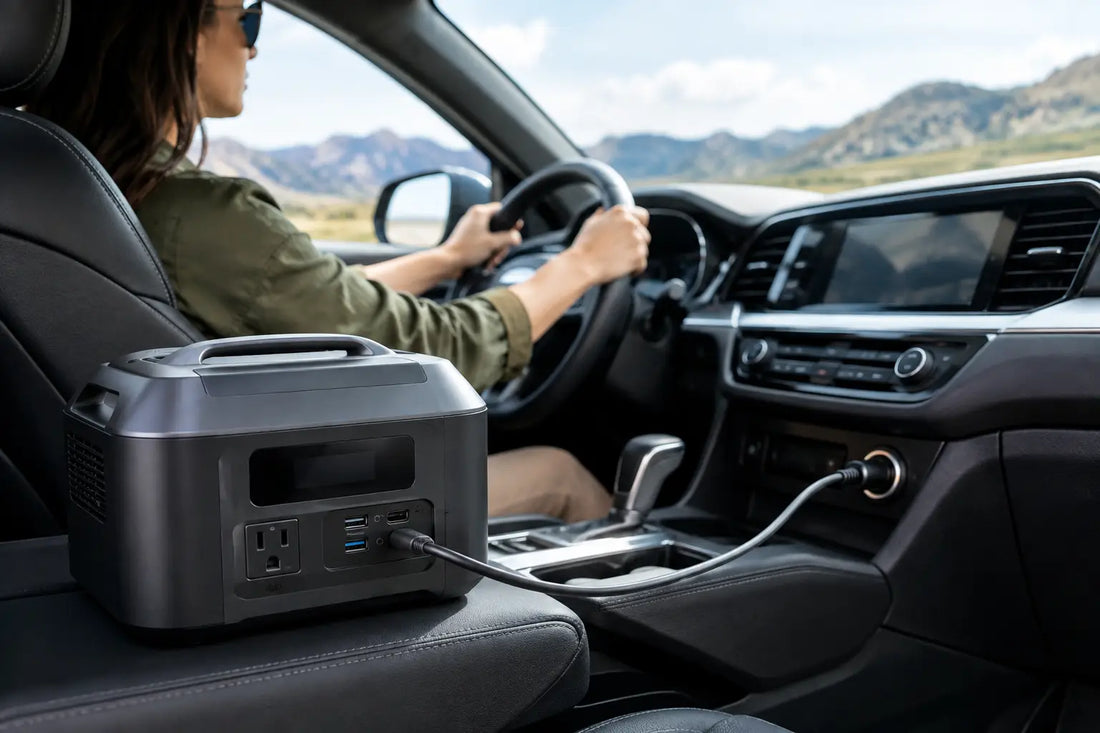 How to Charge a Power Station While Driving