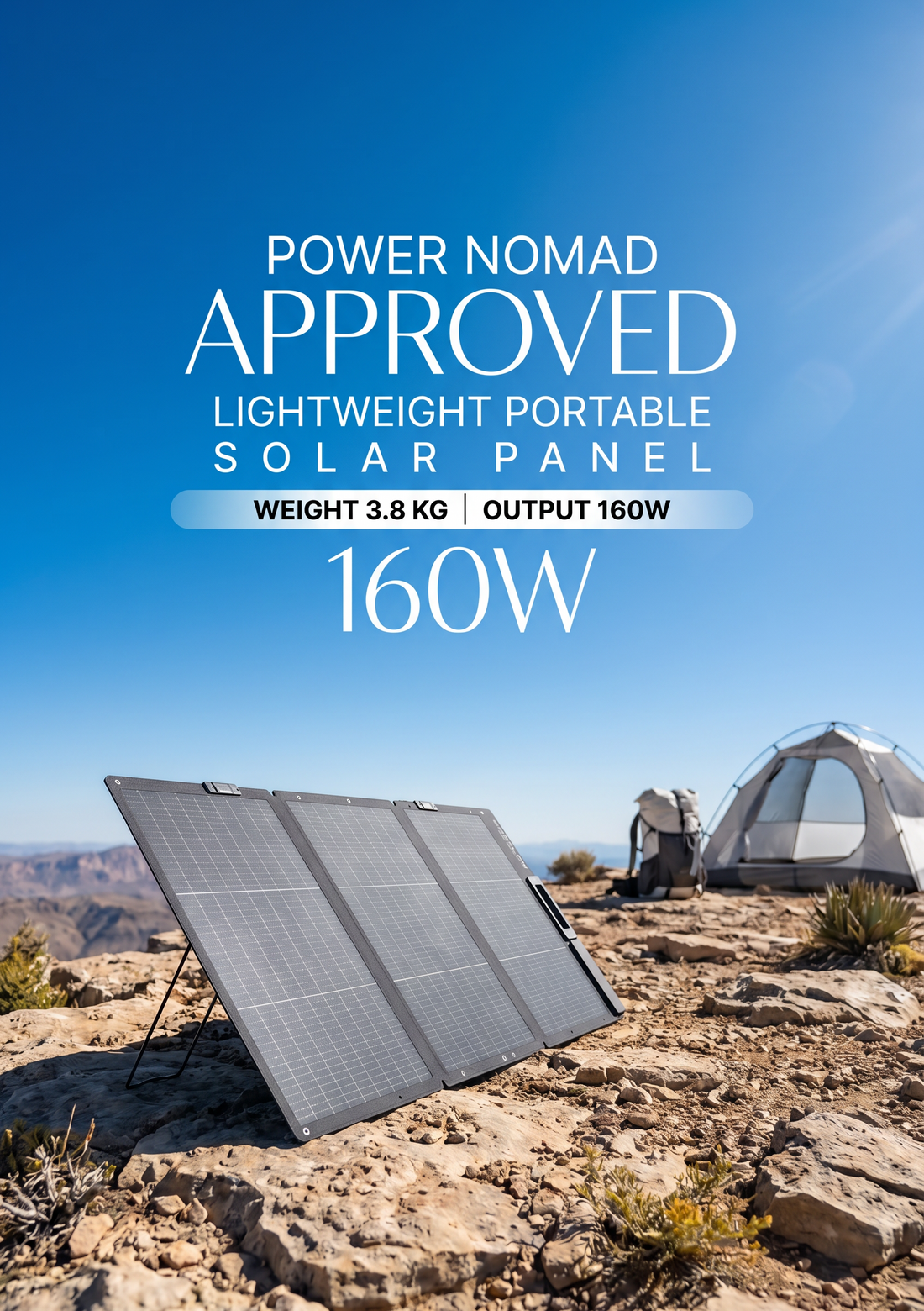 Power Nomad Field Test: EcoFlow 160W Lightweight Portable Solar Panel – The Ultralight Trail Charger That Actually Pulls Its Weight
