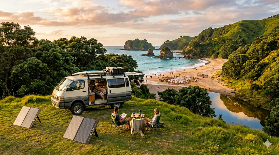 Coromandel Van Life: Powering a Week Off-Grid in Paradise