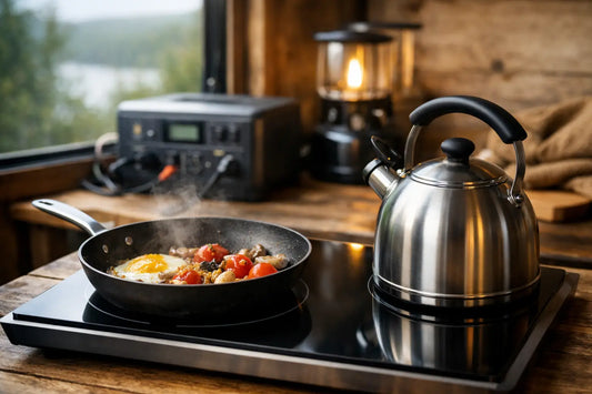 Off-Grid Cooking with Induction and Kettles