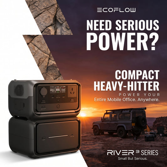 Ecoflow RIVER 3 Max Plus Portable Power Station | 600W | 868Wh