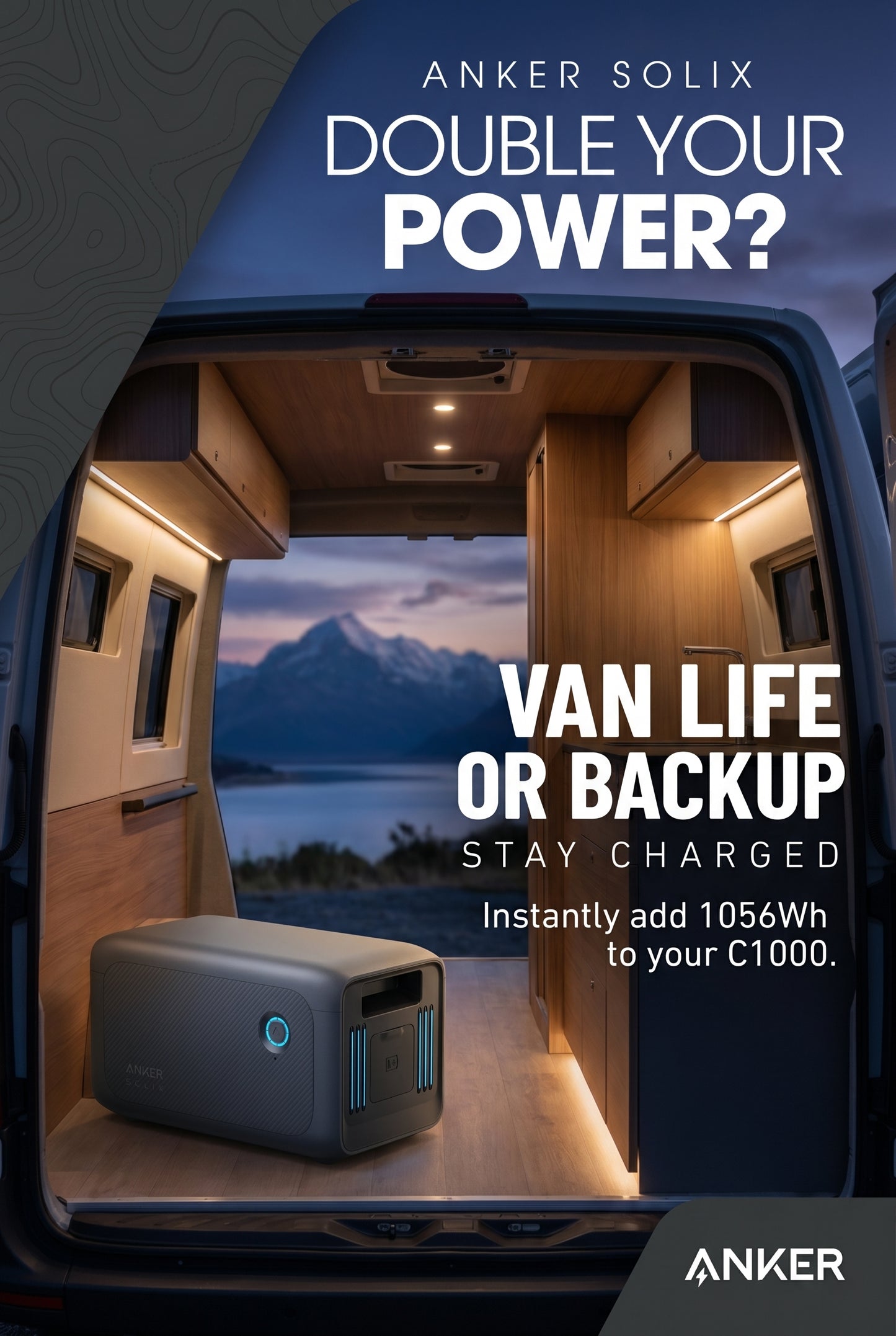 Anker SOLIX BP1000 Expansion Battery - 1056Wh LFP (for C1000)