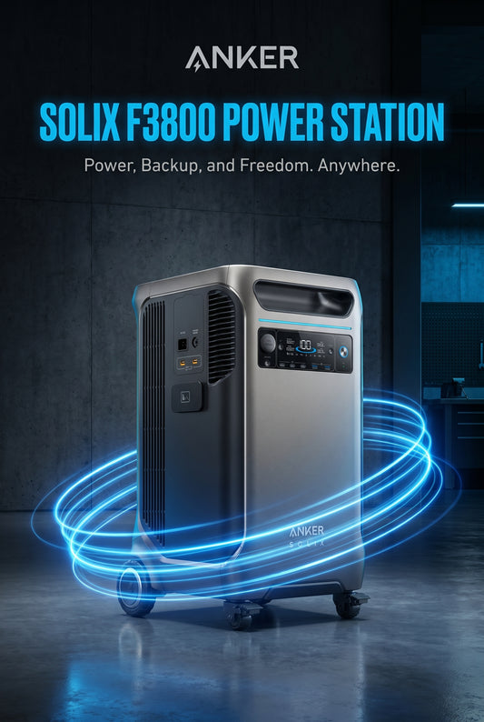 Anker SOLIX F3800 Portable Power Station (3.84-26.9kWh)