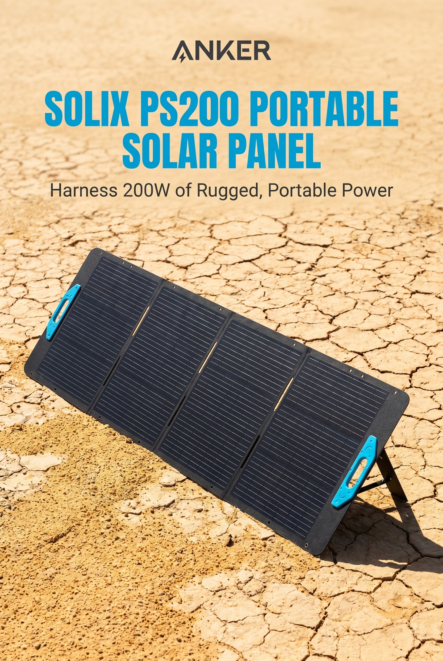 Anker SOLIX PS200 Portable Solar Panel (200W) due July