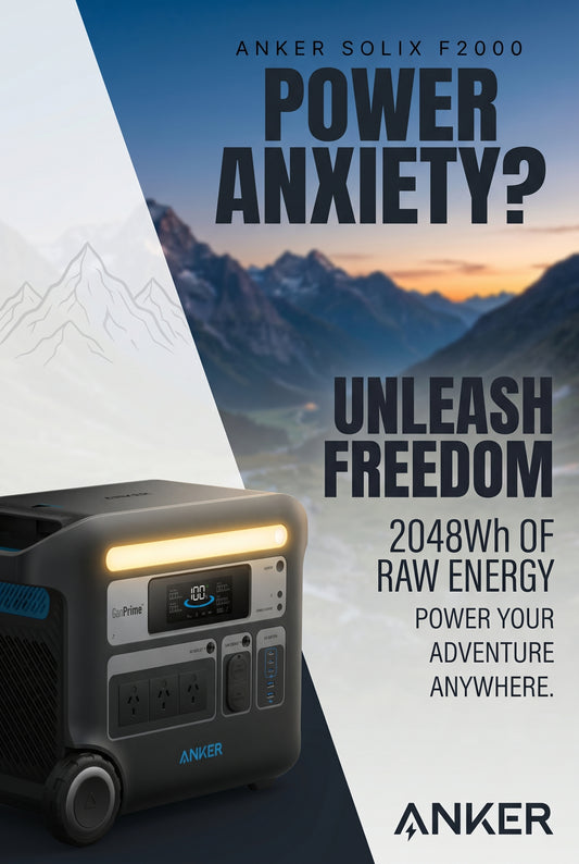 Anker SOLIX F2000 Portable Power Station (2048Wh)